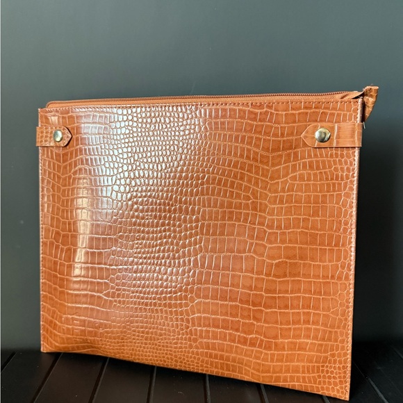 BEIS The Work Tote cognac. INSERT AND STRAP ONLY. - Picture 1 of 8